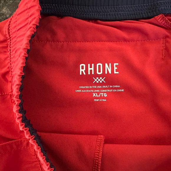Rhone Mako Shorts- Size XL Red. - Picture 3 of 3